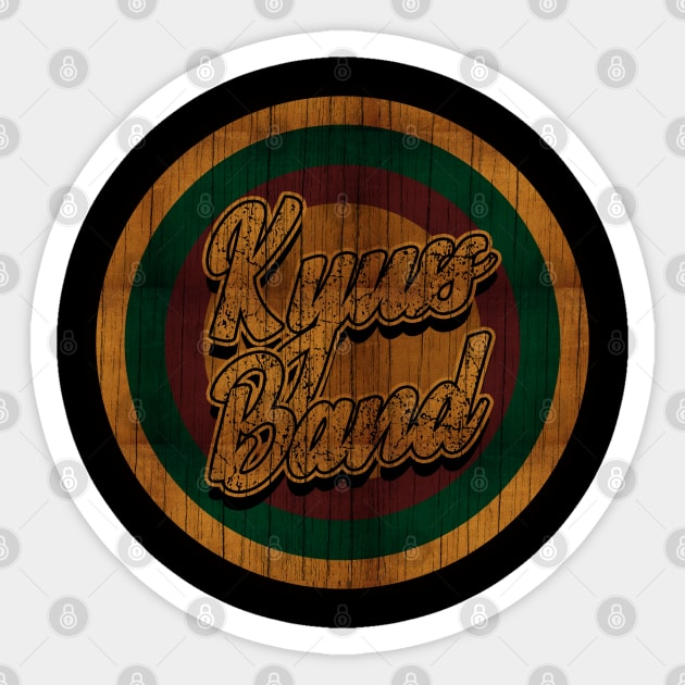 Circle Retro Kyuss Sticker by Electric Tone